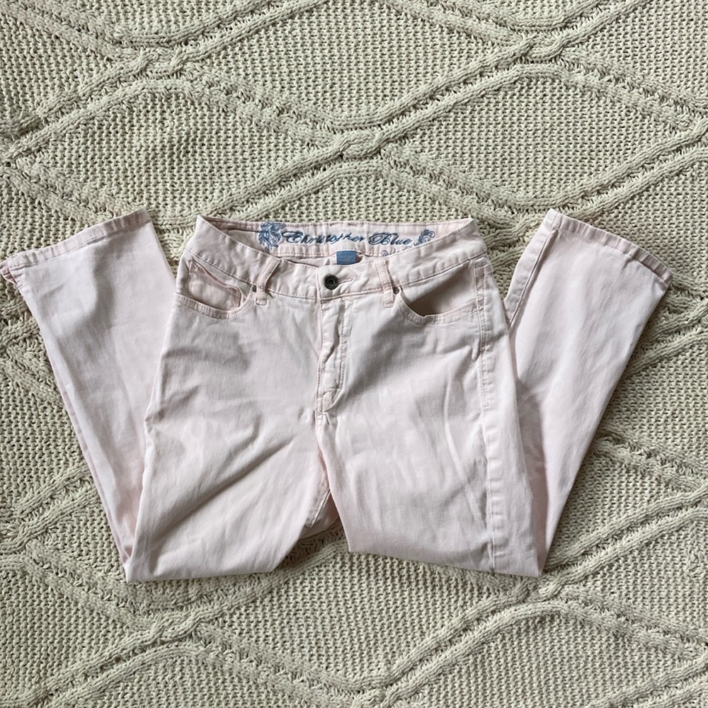 Vintage Christopher Blue Straight Leg Jeans ~ Size 6